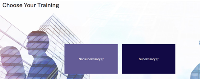 Select \<strong>Nonsupervisory\</strong> unless you are in a management role (Lead, Supervisor, Manager, etc.)